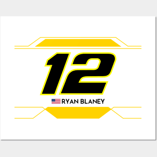 Ryan Blaney #12 2023 NASCAR Design Posters and Art